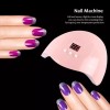 HAOMNING COMERCIO Lámpara De Uñas Uv Led Secador De Uñas