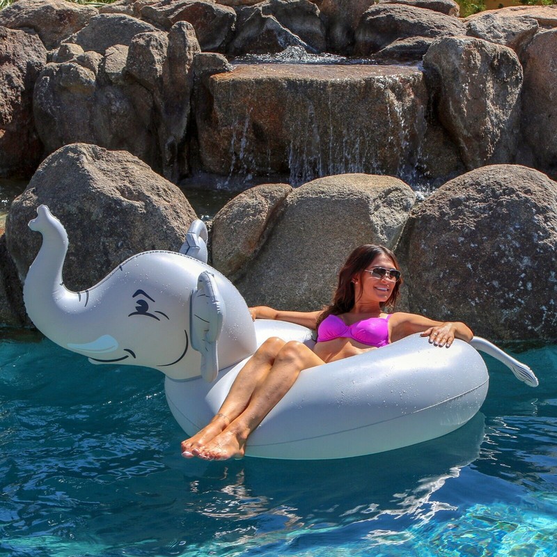 GoFloats 'Trunks The Elephant' Party Tube Inflatable Raft | Fun
