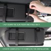 XUKEY PU leather Car Sun Visor Organizer Multi-Pocket Sunglass Bank