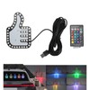 Car Hand Gesture Light LED Sign Finger Light Window Gesture