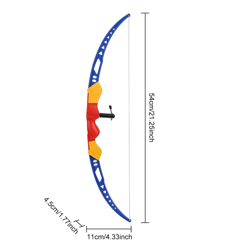Children Toy Archery Set Plastic Bow Soft Arrows with Score