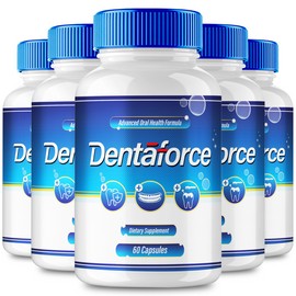 Ideal Performance (5 Pack) Dentaforce Capsules for Teeth & Gums,Dental & Gum Health Formula Pills