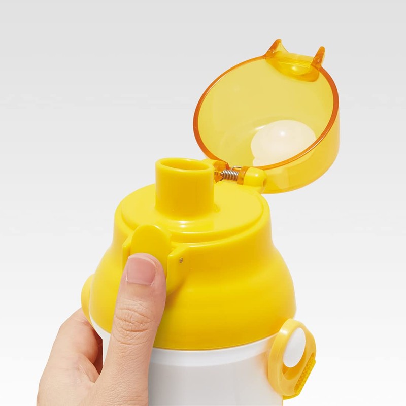 Skater (Skater) Bottle for Children, Direct Drinking, 480ml, Plastic, One-Touch,