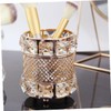 KICHOUSE 1pc Elegant Crystal Desktop Organizer for Pens and Makeup