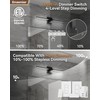Ensenior Modern Bathroom Vanity Light 24 inch, Built-in Dimmer, 14W