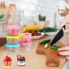 Shirene Small Food Containers with Lids,6 Pcs 150ml Food Containers