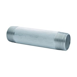 TRUSCO TNL25AX75L Threaded Pipe Fitting, SUS Double Length Nipple, 25AX75L