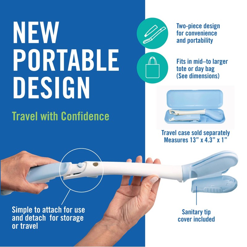 Juvo Travel Toilet Aid | Portable Personal Cleaner for Wiping
