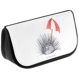 Parent-New Mr. & Mrs. Panda Cosmetic Bag Sea Urchin, White, Hand drawn