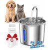 Fuente de Agua para Gato de 2.2L, 6 Filtros Bebedero