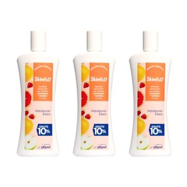 3 Pack Crema Corporal - Skin H2O - Hidratación Fresca 350ml - Con Extracto de Cítricos