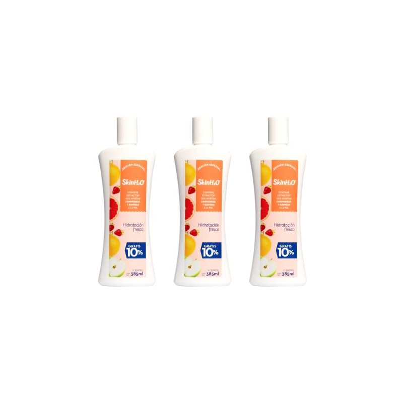3 Pack Crema Corporal - Skin H2O - Hidratación Fresca