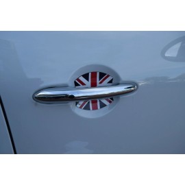 Cupeez Union Jack for 2017-2020 Mini Cooper Door Handle Cup Bowl Scratch Guards USA m
