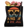 Kind Of A Big Dill Retro Pickleball Tote Bag