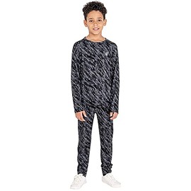 Dare2b Kid's Partition Base Layer Set Leggings, Black Shard, 15 Years