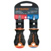 Truper JDT-2B, Juego de 2 desarmadores 3/16x4, mango comfort grip