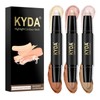 KYDA 6 Colours Highlighter Contour Stick, 2 in 1 Body