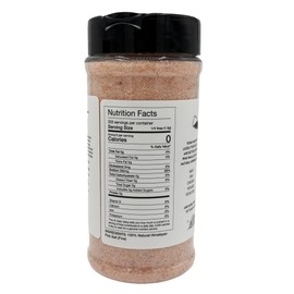 Himalayan Pink Salt Fine Grain XL 1.2 lb. Bottle Nutrient and Mineral Dense Salt Crystals by SPQR Seasonings