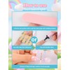 EBANKU 24 Pieces Kid Fake Nail Kit, Daisy Press on