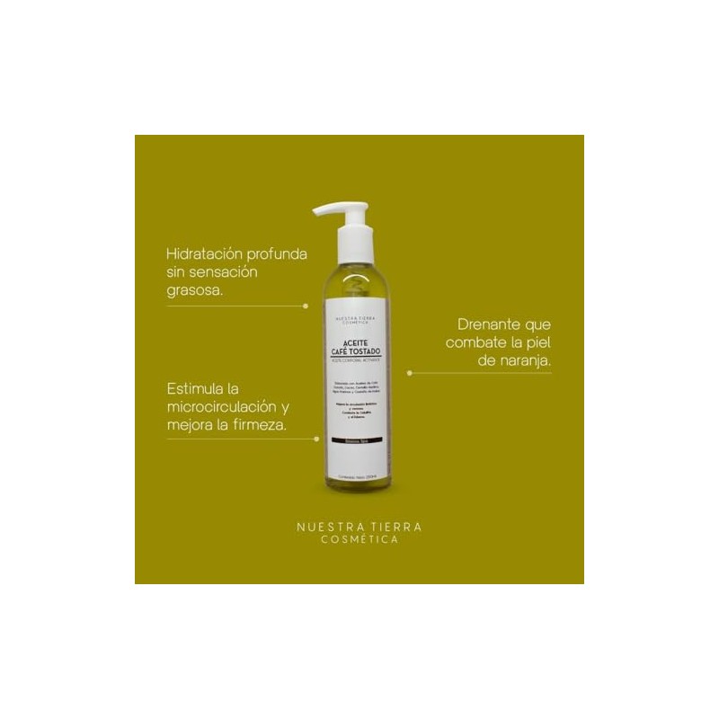 Nuestra Tierra Cosmtica Kit Aceite Reductivo Efecto Sauna y Aceite