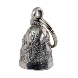 Guardian Bell USA AMGB-178 DUCK Duck Amulet Biker Keychain Traffic Safety Amulet Bell, Pewter