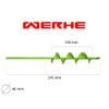 WERHE Soil auger for drill 46 mm Ø, 370 mm