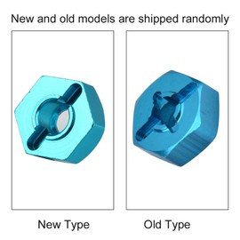 JTLB rc scx24 hub hex Drive Adapter 3×3×1 7mm to 12mm Wheel hex hub Drive Adapter for wltoys Model car rc 7mm to 12mm hex Adapter