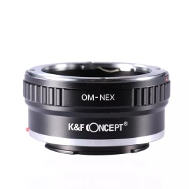 K&F Concept Olympus OM-NEX Adapter OM Zuiko Lens to Sony E OM-Sony A7 (KF06.072)