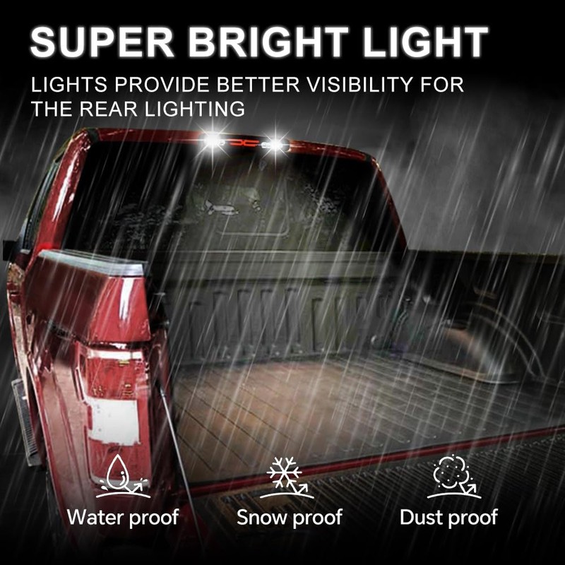 PIT66 3rd Brake Light Compatible with Chevy Silverado 1500 2500