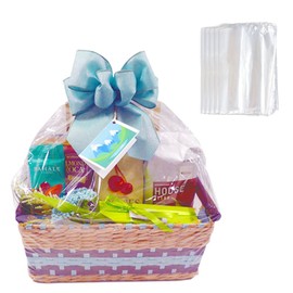 Feelers 23" x 37" Shrink Wrap Bags 10Pcs, POF Heat Shrink Wrap for Boxes, Shoes, Gift Baskets, DIY Projects