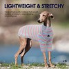 FUAMEY Stripe Shirt for Small Dogs Cats, Pullover Lightweight Sweatshirt