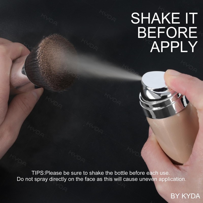 KYDA AirBrush Foundation Spray, Silky Foundation Mist Makeup, Flawless Coverage