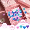 emzrivo 80 Pieces Valentines Erasers Conversation Heart Mini Erasers Bulk