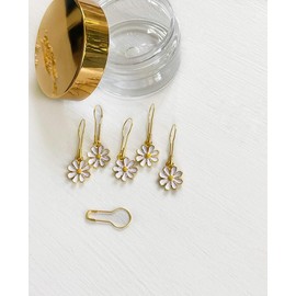 Removable Stitch Marker Sets from Pinecones and Purls - Style: Field of Zinnias