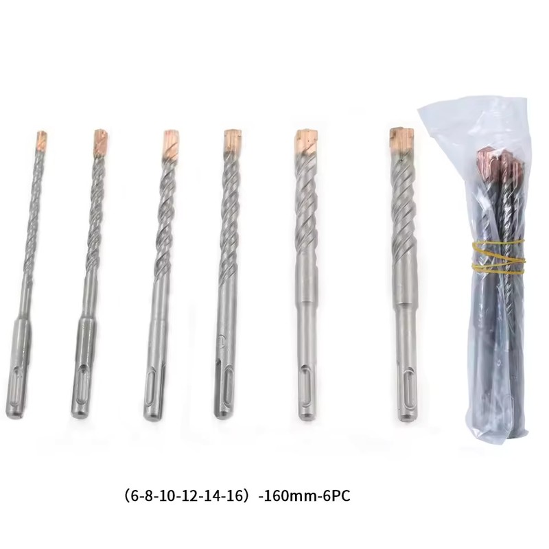 SDS Plus Masonry Drill Bit Set for Concrete, Brick &