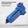 Compressed Air Filter Manual Drain Zinc Alloy Stainless Steel High