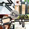 Ticfox Multi Angle Measuring Ruler Aluminum Alloy Template Layout Tool