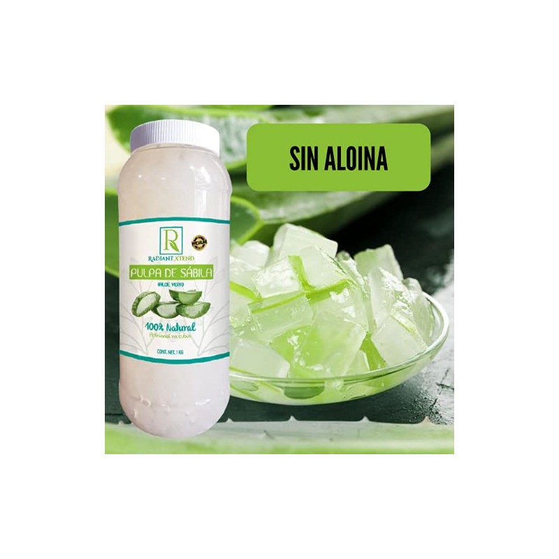 PULPA DE SABILA ORGANICA EN CUBOS 100% NATURAL 1 KILO