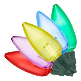 Home Accents Holiday NEW! Home Accents Holiday - HEAVY DUTY 100 Multicolor C9 LED Lights - FREE SHIP!