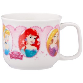 新 ディズニー プリンセス こども用 マグカップ ホワイト 180ml 子供用 食器 114113