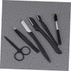 6pcs Stainless Steel Eyebrow Trimming Set with Eyebrow Scissors Comb