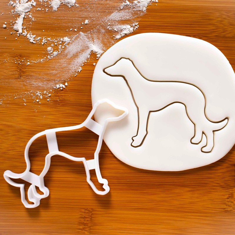 Greyhound Silhouette Cookie Cutter, 1 Piece. Bakerlogy