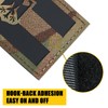 DEU Germany IR Infrared Reflective Patches, Velcro Military German Army
