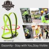 Dazonity High Visibility Safety Vest,Lightweight,Adjustable & Elastic Vest,Hi Vis Reflective
