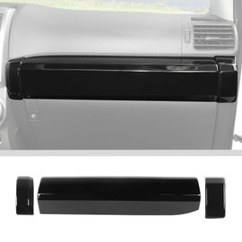 Voodonala for 4Runner ABS Passenger Decoration Side Dash Dashboard Ornamental Panel Trim for 2010-2024+ Toyota 4Runner Interior Accessories,Black 3pc