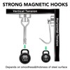 MIKEDE Magnetic Hooks 25LBS, 10 Pack Swivel Swing Magnetic Hook