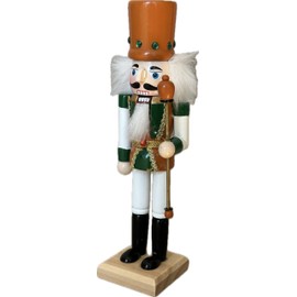 MaRab Traditional Nutcracker Wooden Nutcracker Christmas Decorations Approx. 25 cm High Table Decoration