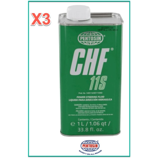 CRP 3 Liter Power Steering Hydraulic System Fluid PENTOSIN CHF11S