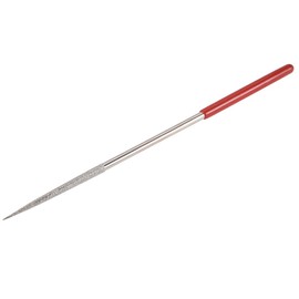 Sourcingmap 4mm x 160mm Round Diamond Needle File 150 Grit for Metal Glass Stone