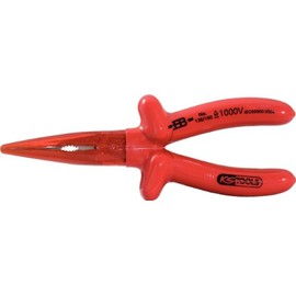 KS Tools 117.1718 CLASSIC 1000V Flachrundzange beschichteter Arbeitskopf 200mm